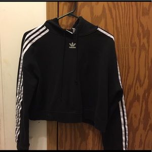Adidas crop hoodie‼️